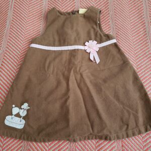 Gymboree Best in Show 2004 Poodle Sleeveless Dress Sz 3-6 Months Fall/Holidays